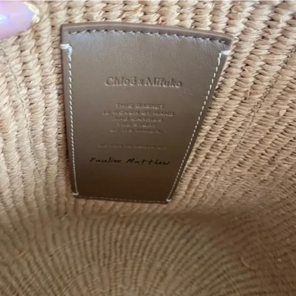 Chloe Mifuko Raffia tote - Picture 5 of 9